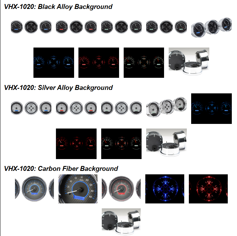 81-93 Dodge Truck Dakota Digital VHX Gauge Upgrade