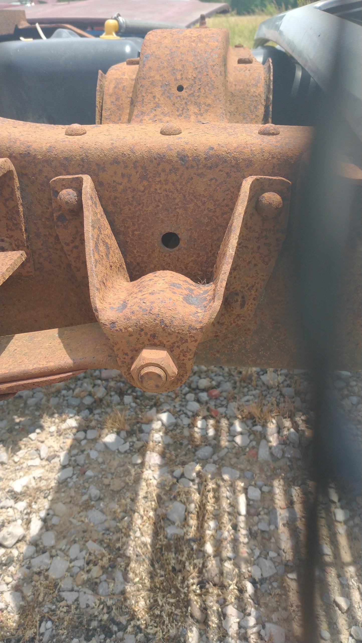 91-93 cummins rear shackle hanger /Rear spring front hanger pair used