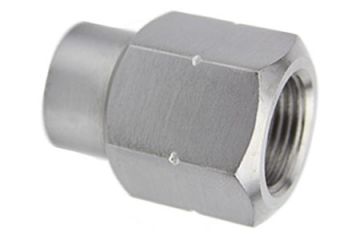 Hex Head Tube Adapters 1-1/4" - 7/8" Left and Right Thread for 1.5" ID pipe