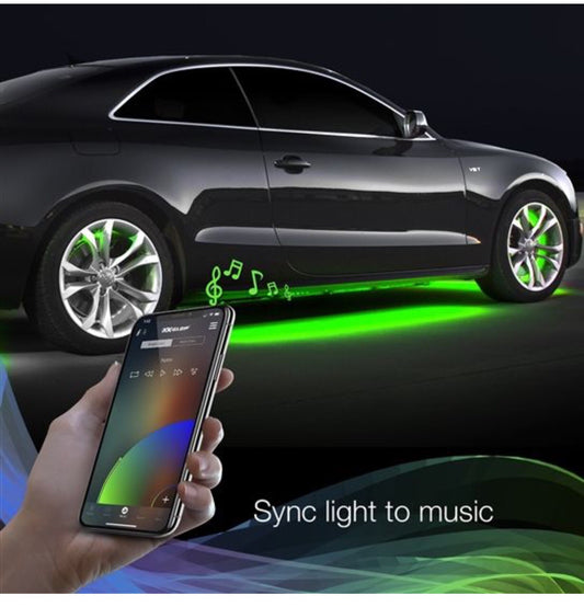 XK 4 pc 15” Wheel Ring Light Kit App Controlled