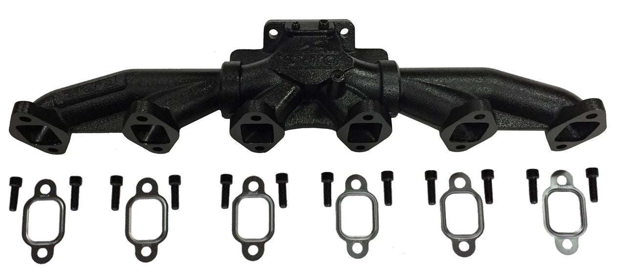 3 PIECE EXHAUST MANIFOLD FOR 1988-1998 DODGE CUMMINS 12V