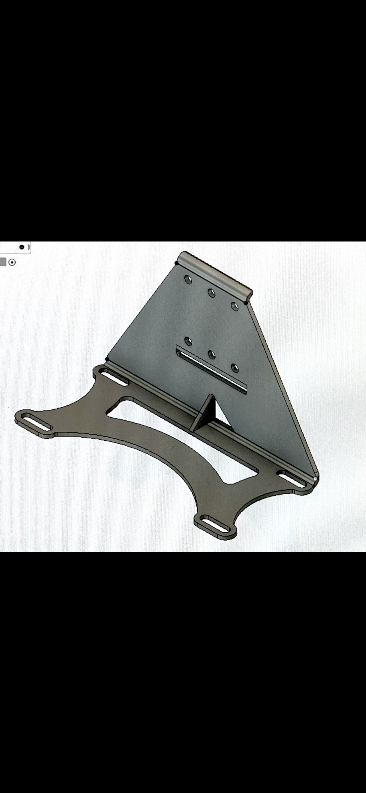 72-93 Dodge Frame Air Tank Bracket
