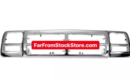Chrome Replacement Grille 1991-1993 Dodge Truck D/W150-250-350 & Ramcharger
