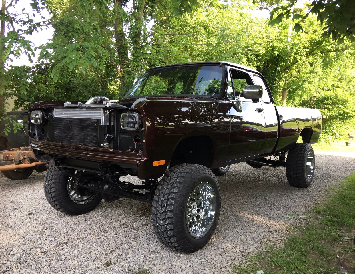 6” Cummins lift kit 89-93 system with rear springs