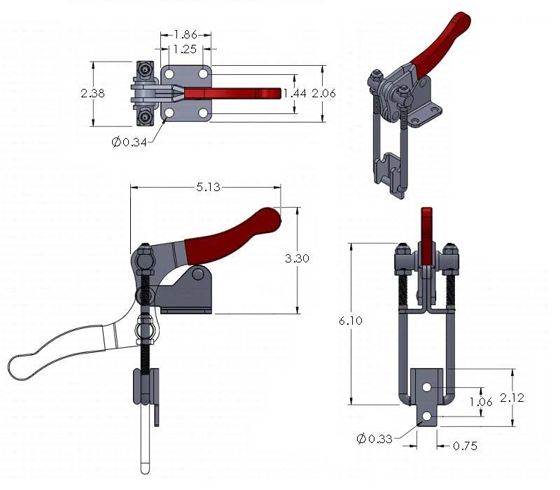 Swing Out Tire Carrier Latch