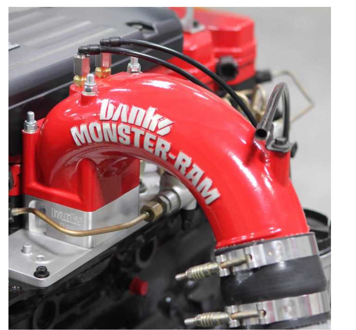 Monster-Ram Intake Elbow with Boost Tube for use with 2003-2007 Dodge 5.9L