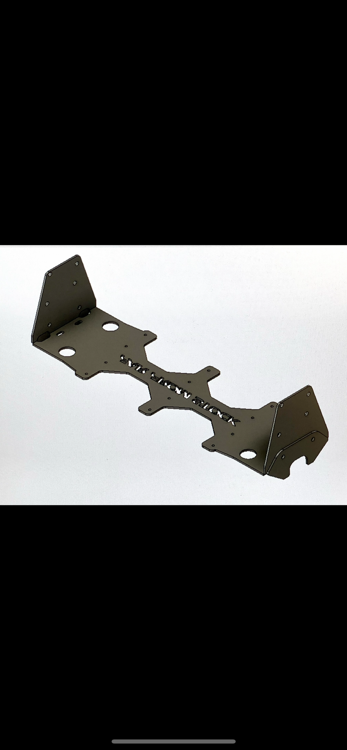 72-93 Dodge Frame Air Tank Bracket