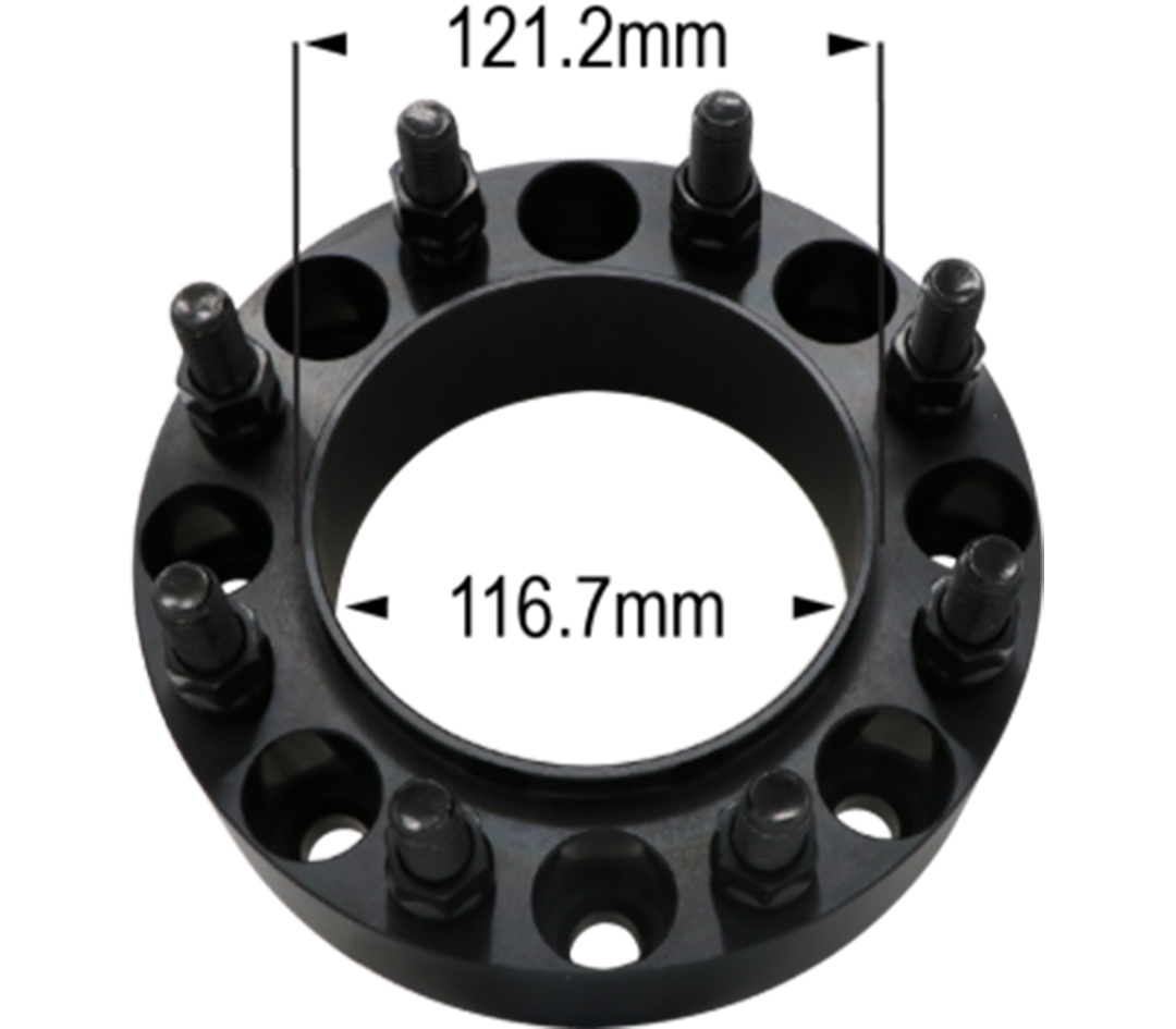 8 x 6.5" to 8 x 6.5" - Hub and Wheel Centric Billet Adapter (Chevy/GMC)