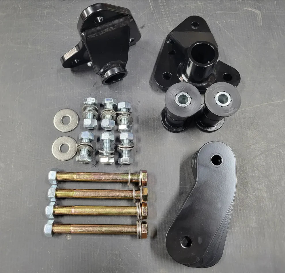 FFS Four Wheel Drive Front Spring Hanger Brackets and Shackles