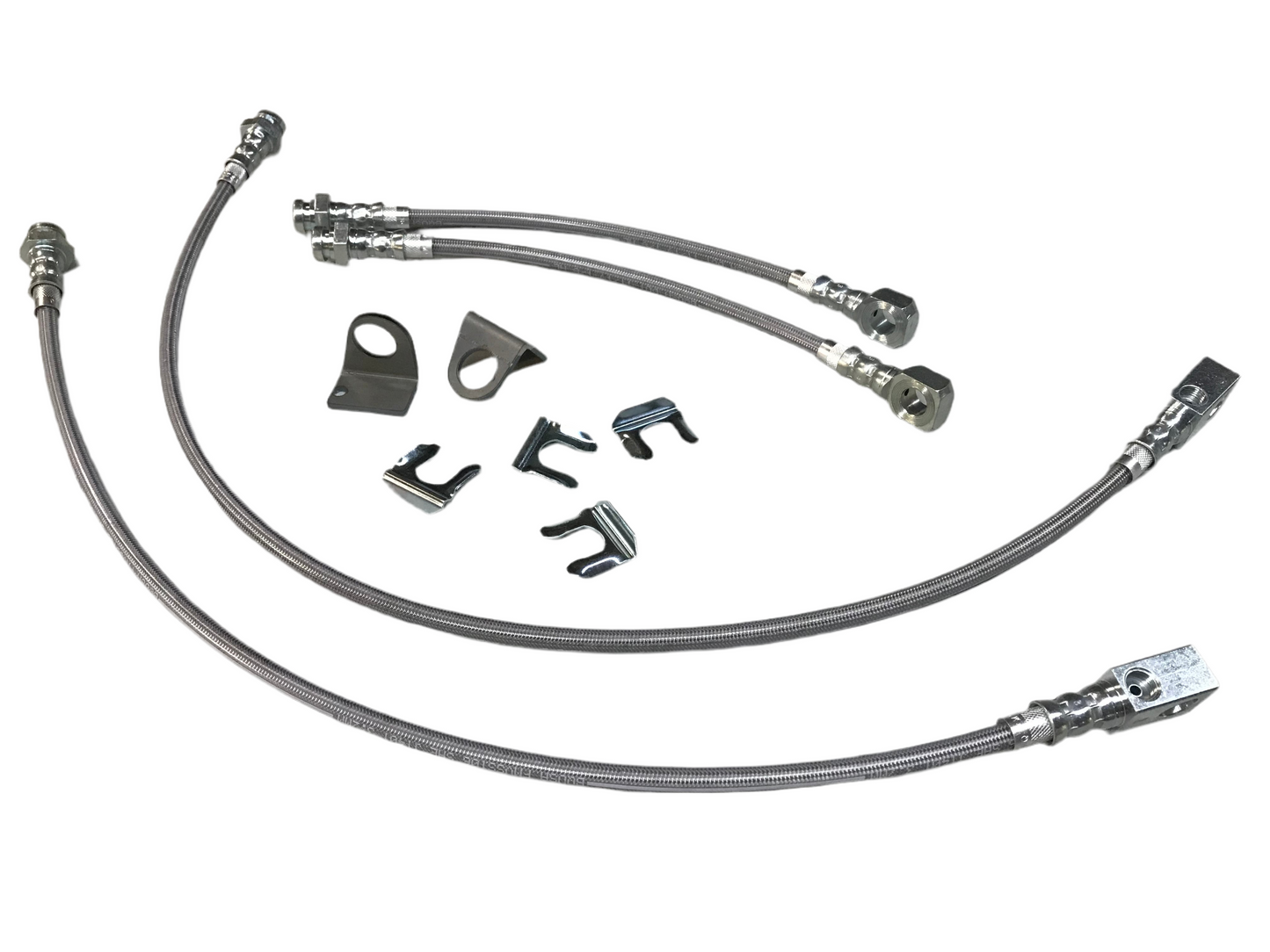 72-93 Dodge Dana 60 Stainless Steel Braided Brake Hoses