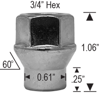 Extended Thread Lug Nuts