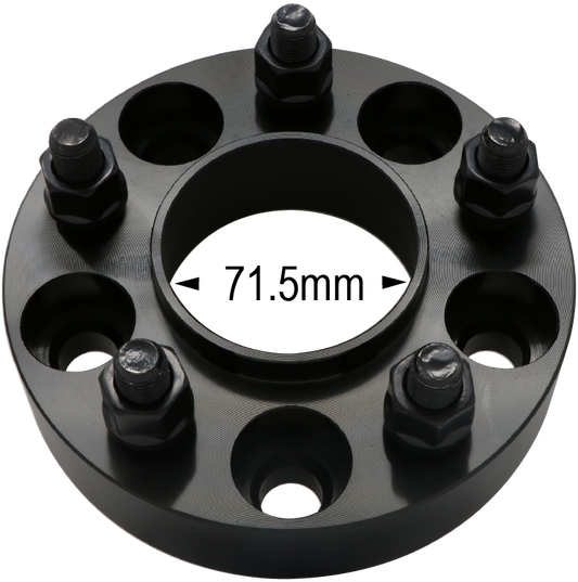 5x115 HUBCENTRIC- 14MM 1.50 STUD / 1" THICK / 71.5MM CB / 71.5MM WB