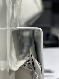 72-93 Dodge  Firewall Plate 1 Piece Smooth Wire Tuck