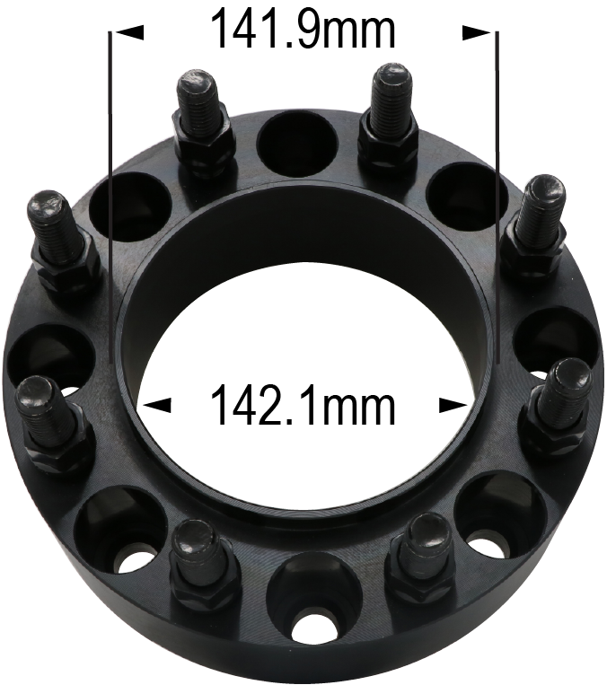 8 Lug Wheel Spacers (Sold Individually. You need an order quantity of 2 for a pair and 4 for a vehicle)