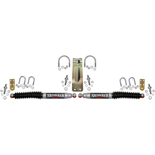 1st Gen Steering Stabilizer Dual Kit- Silver Stabilizers