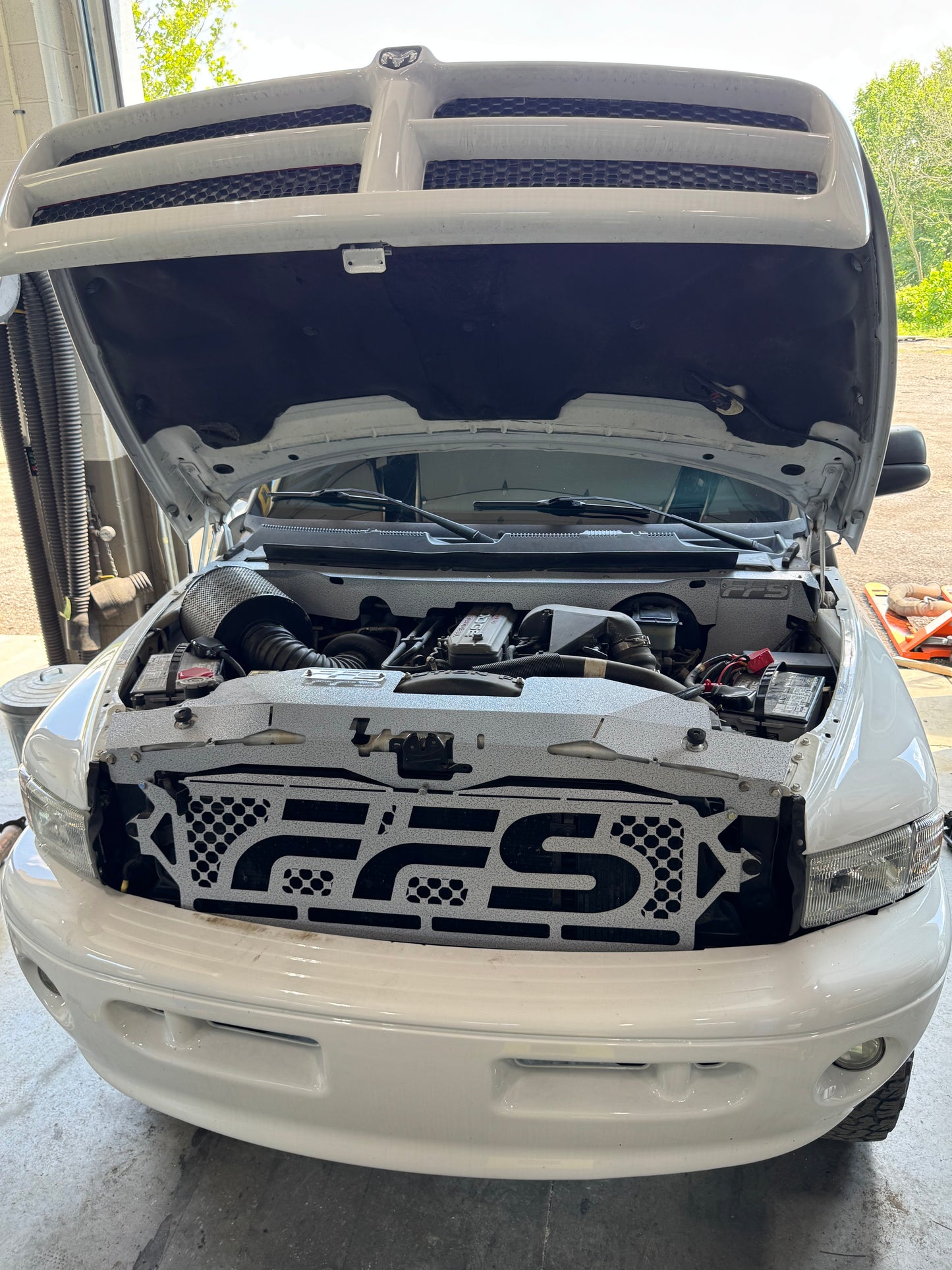 94-02 2nd Gen Ram Cummins Condenser Cover