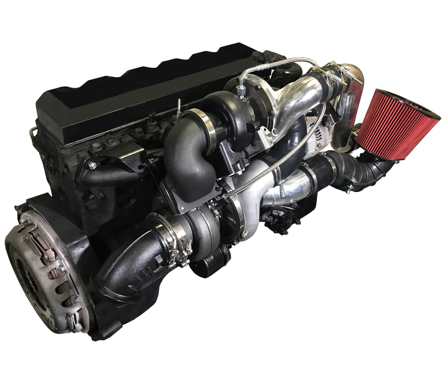 DPS FUMMINS COMPOUND TURBOS FOR FORD CUMMINS SWAP KIT TWIN TURBOS