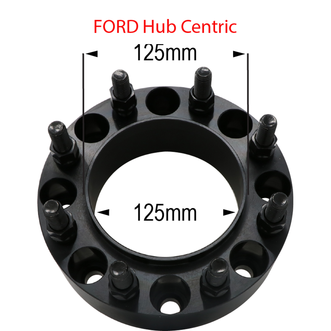 8 x 170mm to 8 x 170mm / 14 mm x 1.5 (Ford) Hub Centric