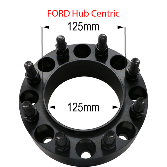 8 x 170mm to 8 x 170mm / 14 mm x 1.5 (Ford) Hub Centric