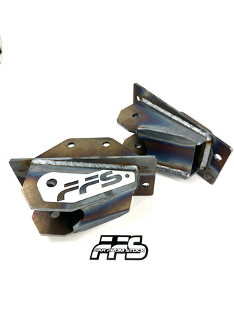 compare product 72-93 1st Gen Dodge Ram Bolt On FFS Frame End Traction Bar/Chassis Link Bracket (Pair)