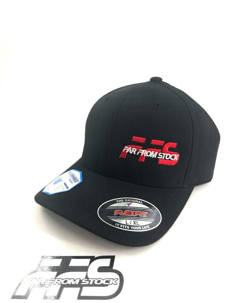 Custom Embroidered Racing Flexfit hat. Your Racing Logo or Name