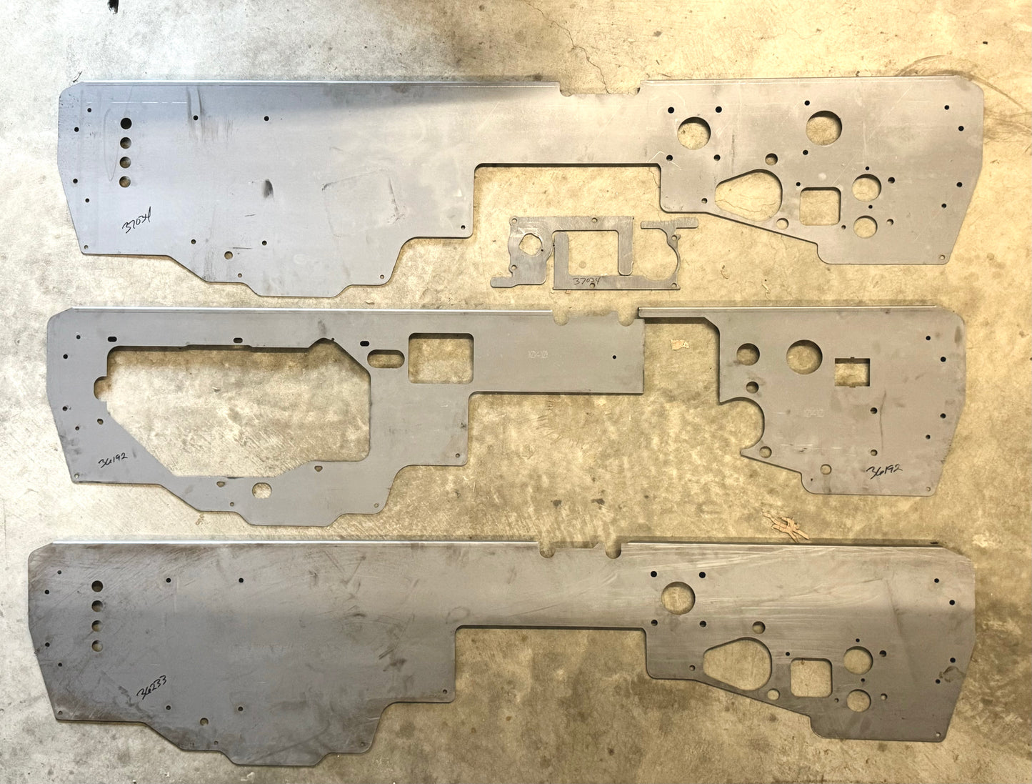 72-93 Dodge  Firewall Plate 1 Piece Smooth Wire Tuck