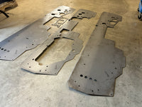 72-93 Dodge  Firewall Plate 1 Piece Smooth Wire Tuck