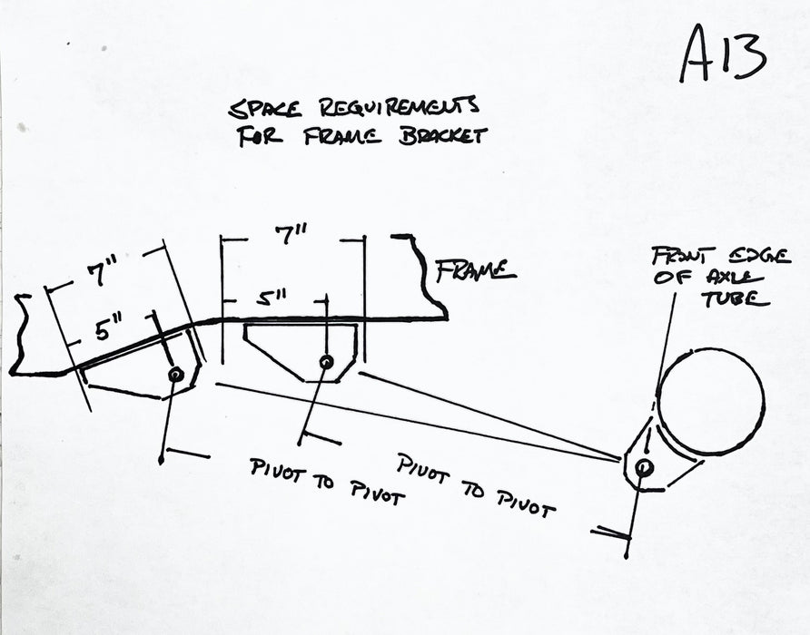 03-Current Ram Bolt-On Traction Bar Axle Bracket
