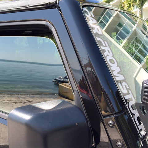 17" FFS Jeep JK Windshield Pillar Decal