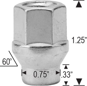 Wheel Spacer Lug Nut