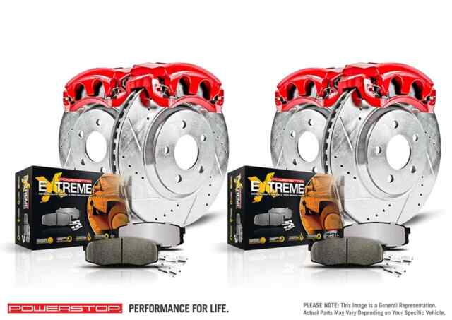 PowerStop Full Brake Kit W/ Red calipers 4G 4th Gen