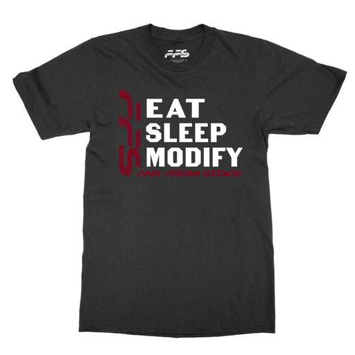 Eat Sleep Modify Tee Black