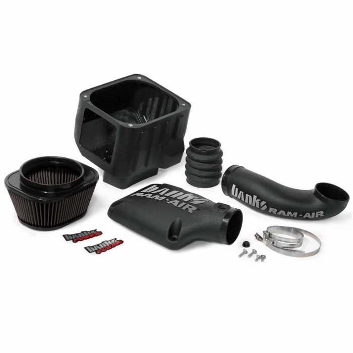 Ram-Air Cold-Air Intake System, Dry Filter for use with 2009-2012 Chevy/GMC, 1500 with Electric Fan