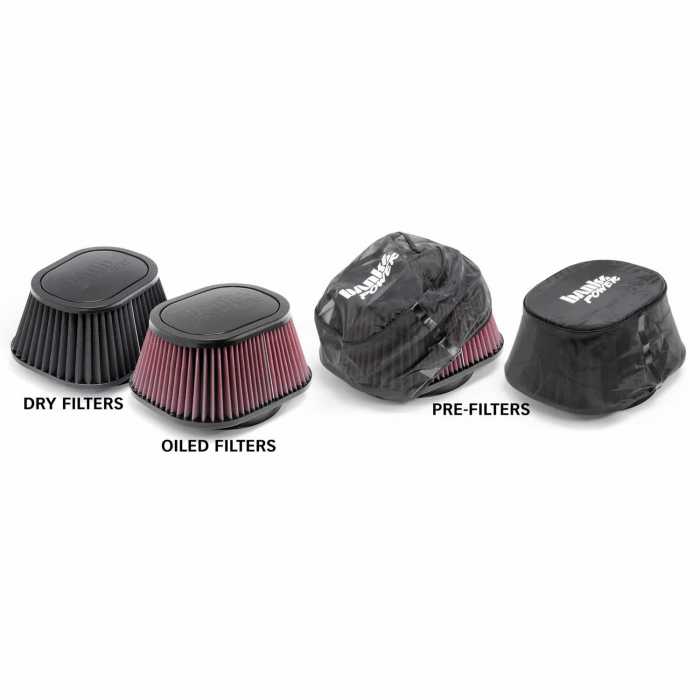 Ram-Air Cold-Air Intake System, Dry Filter for use with 2001-2004 Chevy/GMC 6.6L, LB7