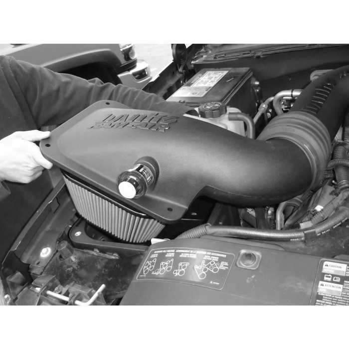 Ram-Air Cold-Air Intake System, Dry Filter for use with 2004-2005 Chevy/GMC 6.6L, LLY