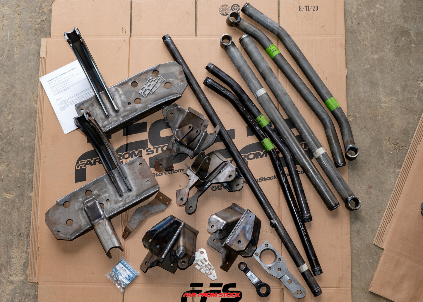 72-93 Dodge Front Coil Over Shock Suspension Kit (stock dana 60 axle)