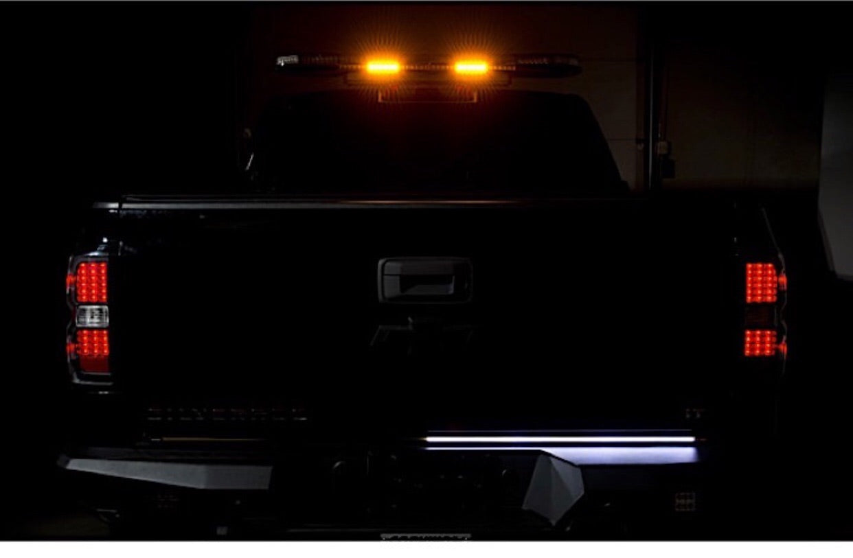 60IN WORK BLADE LED LIGHT BAR AMBER/WHITE W/POWER WIRE MODIFICATION