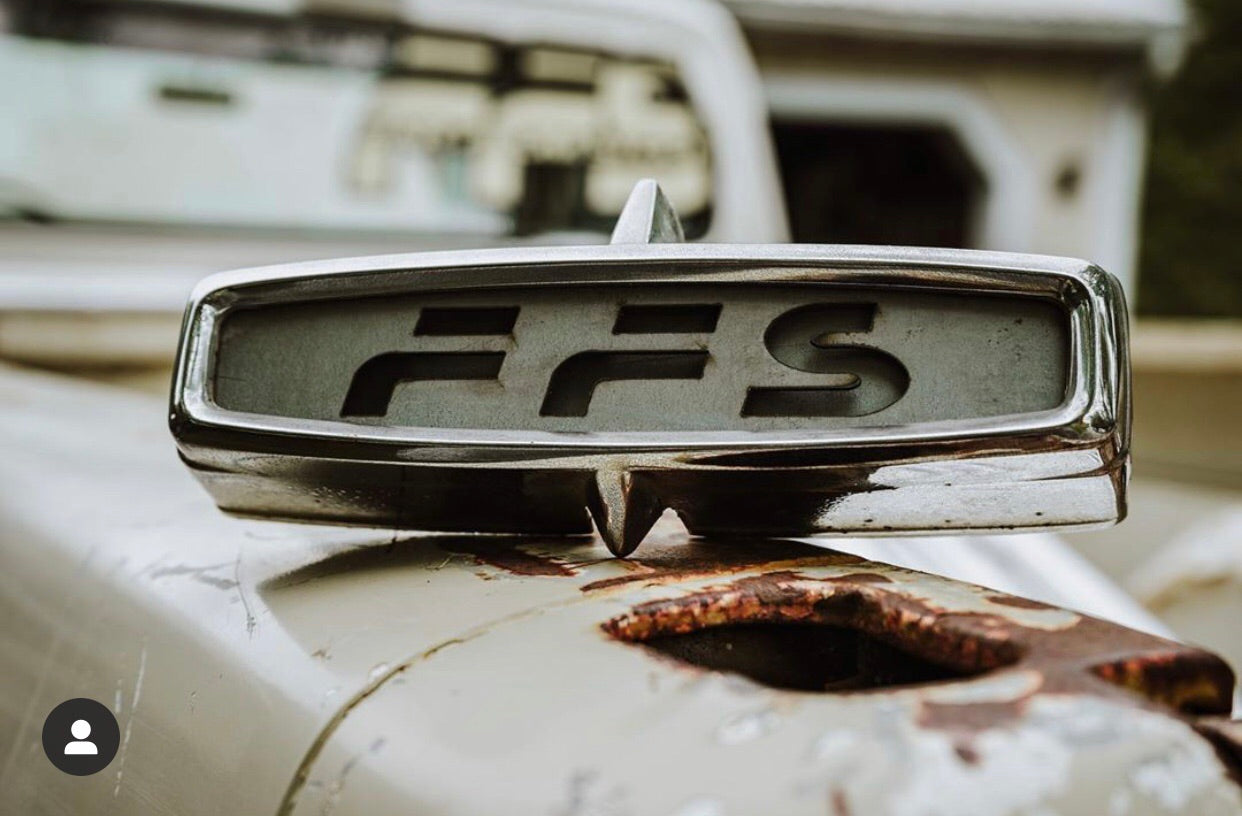 FFS F100 f250 custom/ranger grille emblem insert