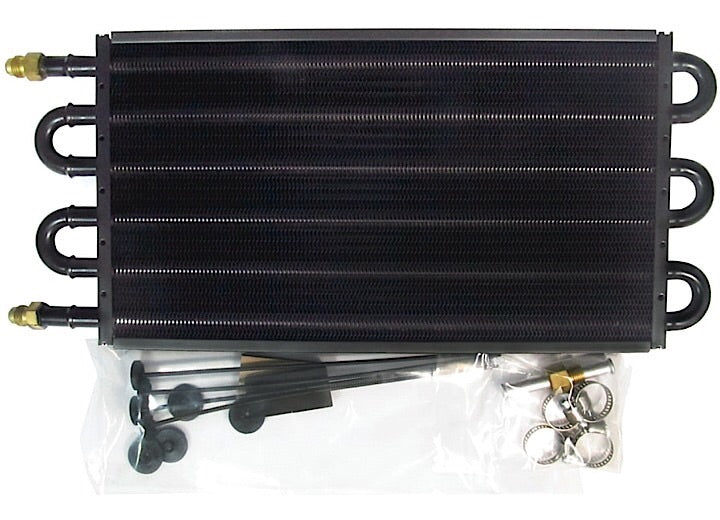 TRANSMISSION OIL COOLER, RACE COOLER 6AN FITTINGS,18000GVW, 7 1/2IN X 15IN X 3/4IN