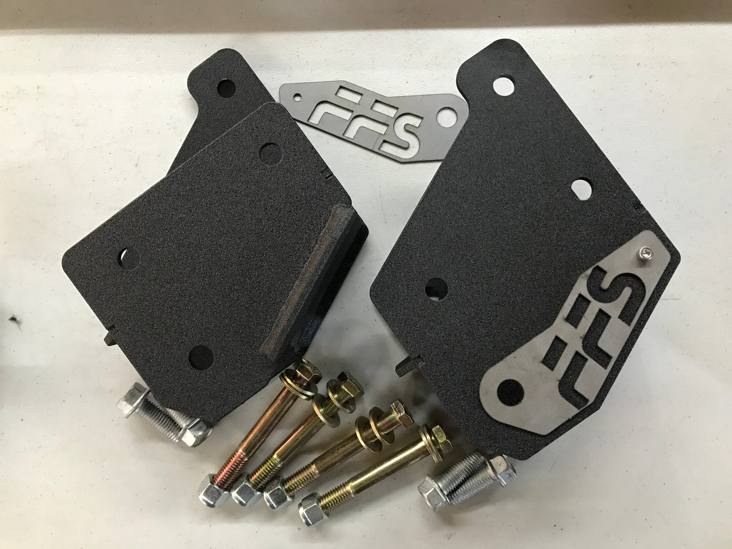 03-Current Dodge Ram Bolt On Traction Bar Frame Bracket Set