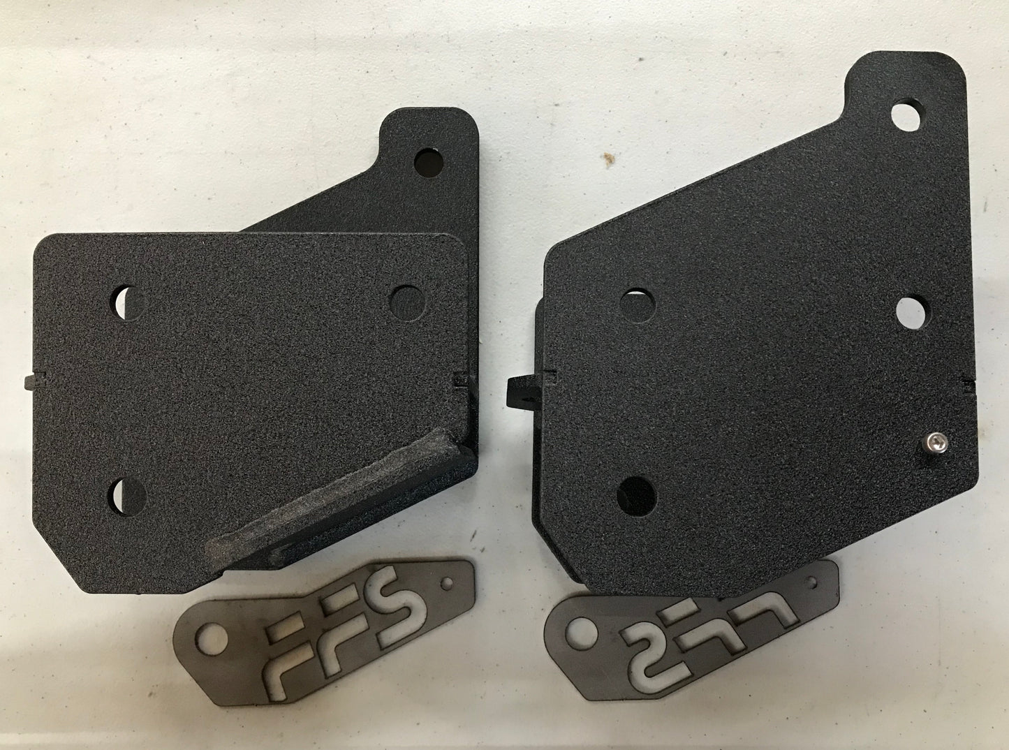 03-Current Dodge Ram Bolt On Traction Bar Frame Bracket Set
