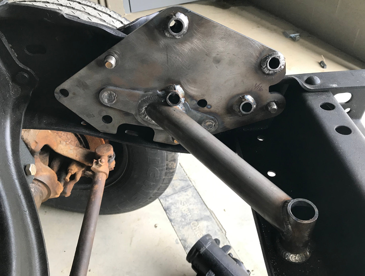 72-93 (4x4 STOCK) Steering Dodge Steering Box Brace