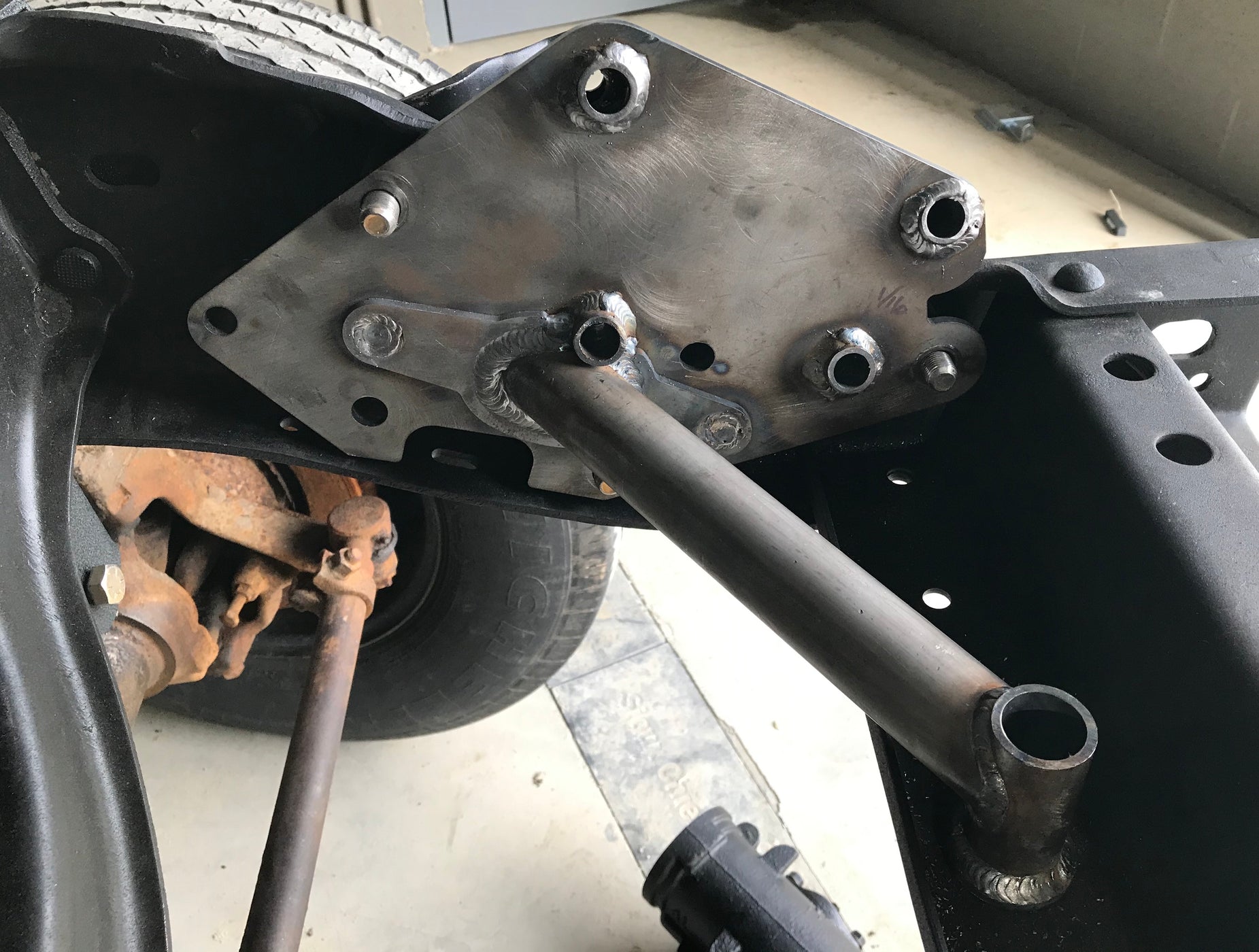 72-93 4x4 STOCK Steering Dodge Steering Box Brace — Far From Stock