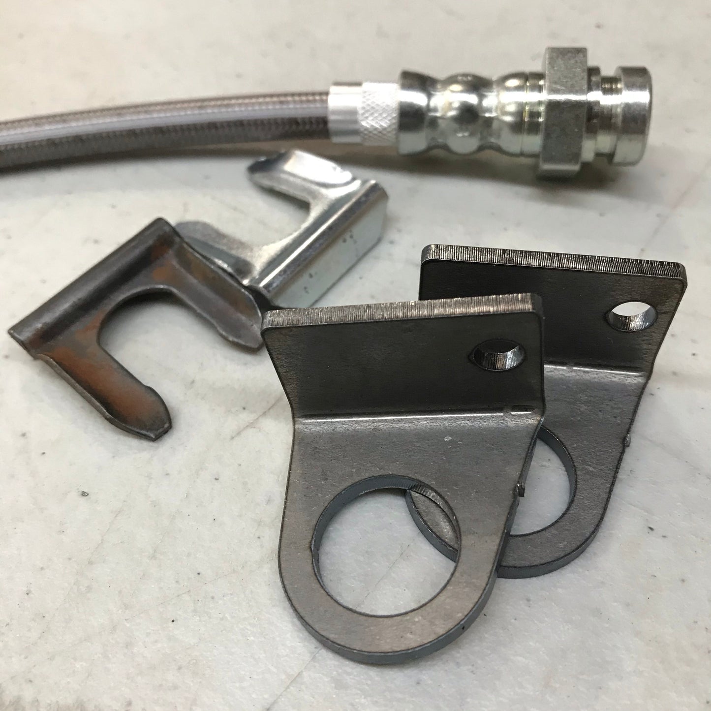 72-93 Dodge Dana 60 Stainless Steel Braided Brake Hoses