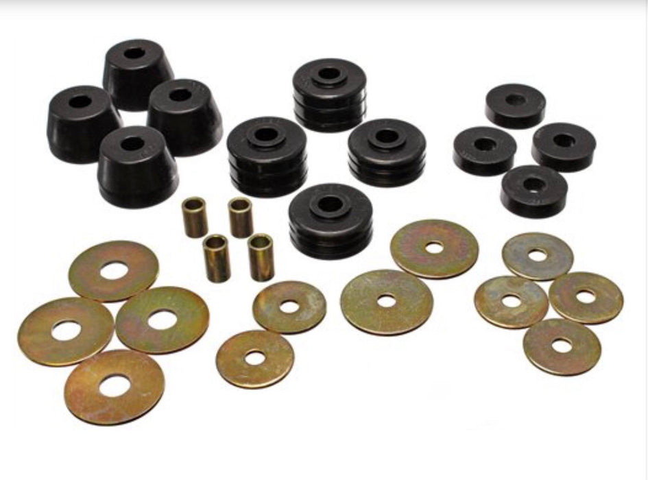 72-93 Dodge Truck Body Mount Bushing Kit With All New Hardware