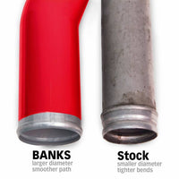 Boost Tube Upgrade Kit Red (Driver) 2007-2009 Dodge Ram 2500/3500 6.7L Cummins Banks