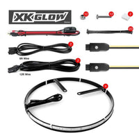 XK 4 pc 15” Wheel Ring Light Kit App Controlled