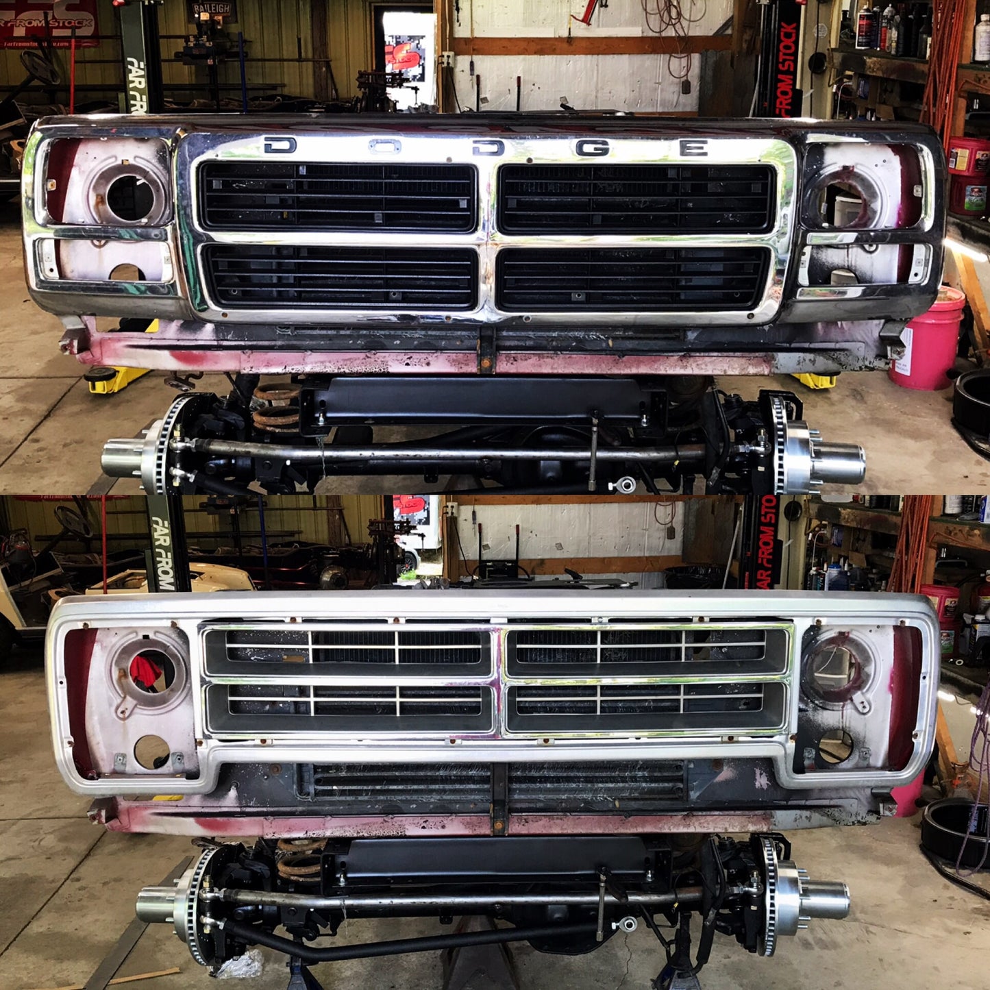 91-93 headlight / grille conversion Pair