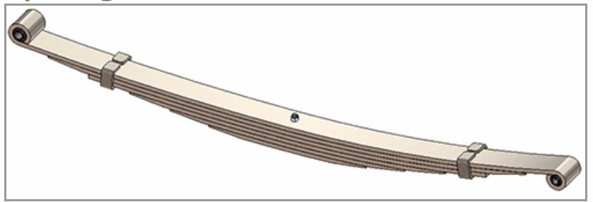 72-93 w250 w350  Stock Replacement Leaf Springs