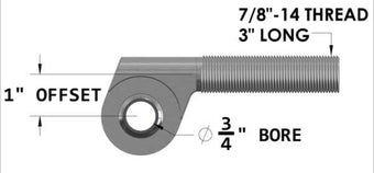 compare product 7/8 x 3/4 Offset Rod Ends